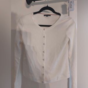 White Tommy Hilfiger cardigan